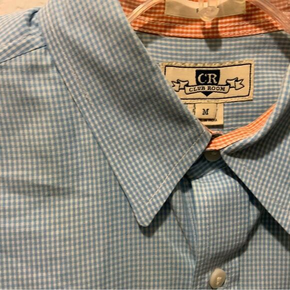 Club room casual shirt button down light blue men’s size Medium - Picture 7 of 7